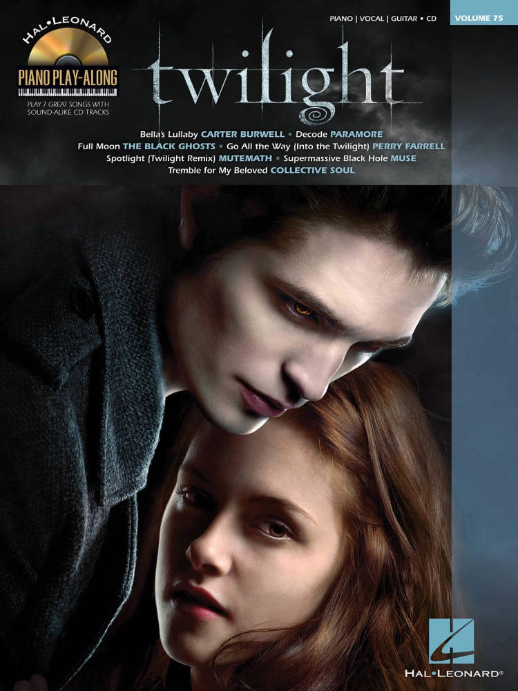 Twilight: Piano Play-Along Volume 75 - Piano/Vocal/Guitar - Book/CD