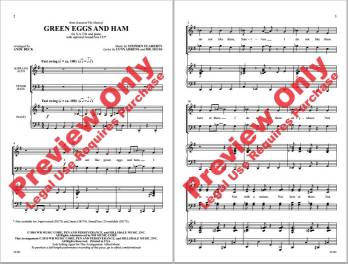 Green Eggs and Ham (from Seussical the Musical) - Ahrens/Flaherty/Beck - SATB