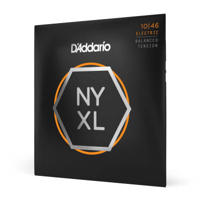 DAddario - NYXL Cordes en nickel, tension quilibre, Rgulier-Lger 10-46