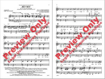 Jet Set (from the musical Catch Me If You Can) - Wittman/Shaiman/Cleave - SATB