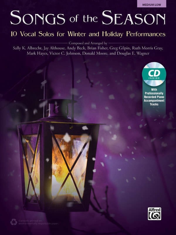 Songs of the Season - Medium Low Voice - Book/CD