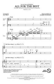 All for the Best (from Godspell) - Schwartz/Huff - SATB