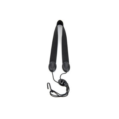 RICO by DAddario - Saxophone Strap, Soprano/Alto, Black Nylon