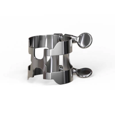 H-Ligature & Cap, Alto Sax, Silver-plated