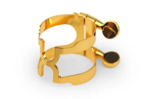 H-Ligature & Cap, Baritone Sax, Gold-plated (fits Graftonite mouthpieces)