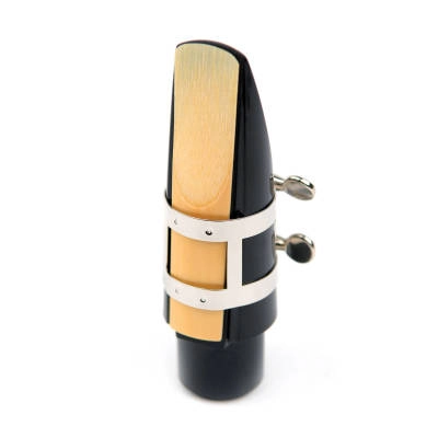 Ligature & Cap, Tenor Sax for Hard Rubber Mouthpieces, Nickel Plated