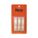 RICO by DAddario - Bb Clarinet Reeds, Strength 3.0, 3-pack
