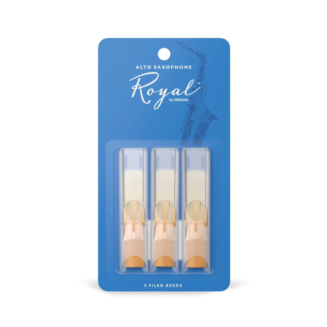 Alto Sax Reeds, Strength 2.5, 3-pack