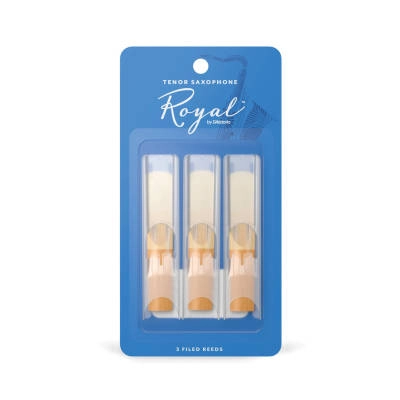 Royal by DAddario - Tenor Sax Reeds, Strength 3.0, 3-pack