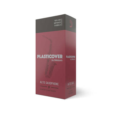 Plasticover - Anches de saxophone alto, force 2.0, paquet de 5
