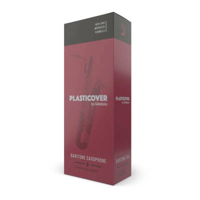 Plasticover - Baritone Sax Reeds, Strength 1.5, 5-pack