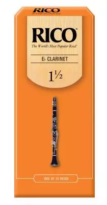 Eb Clarinet Reeds, Strength 1.5, 25-pack