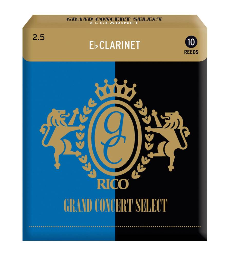 Grand Concert Select Eb Clarinet Reeds, Strength 2.5, 10-pack