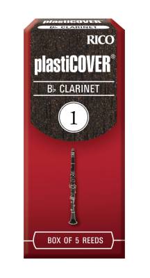 Plasticover - Bb Clarinet Reeds, Strength 1.0, 5-pack