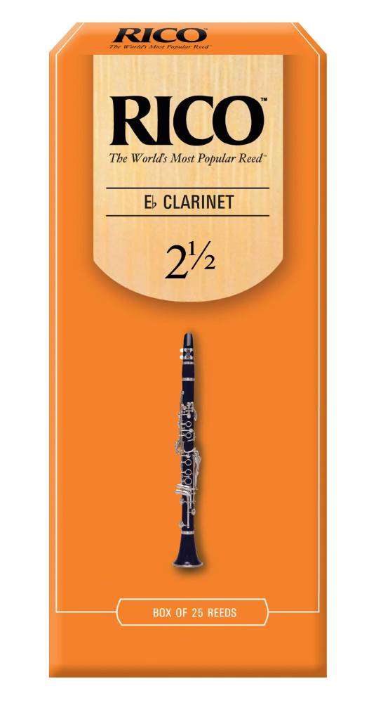 Eb Clarinet Reeds, Strength 2.5, 25-pack