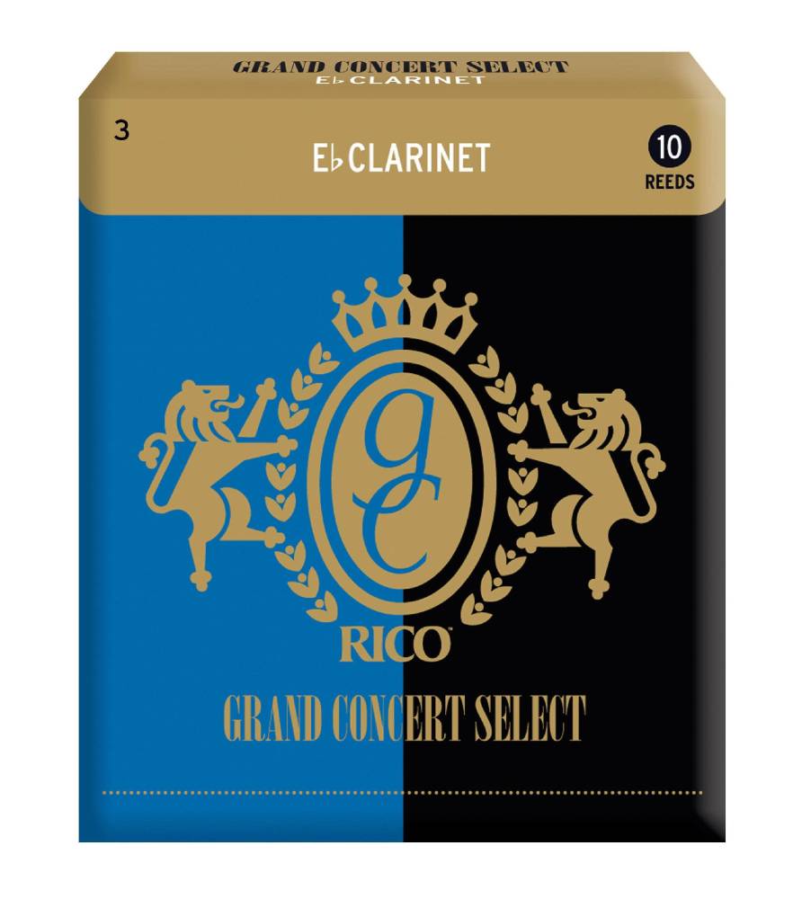 Grand Concert Select Eb Clarinet Reeds, Strength 3.0, 10-pack