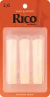 RICO by DAddario - Bass Clarinet Reeds, Strength 2.0, 3-pack