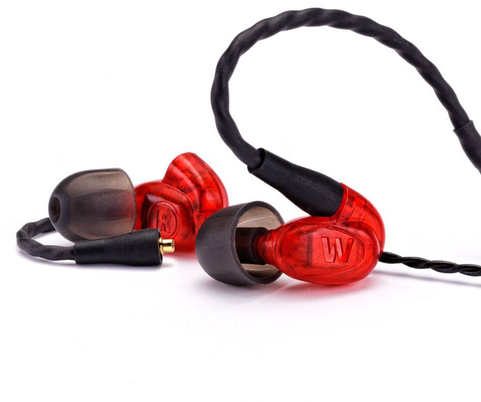 Single Driver In-Ear Monitors - Red