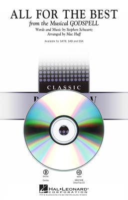Hal Leonard - All for the Best (from Godspell) - Schwartz/Huff - ShowTrax CD