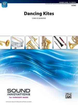 Alfred Publishing - Dancing Kites - Bernotas - Concert Band - Gr. 1.5