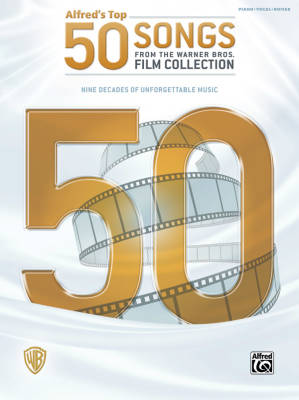 Alfred Publishing - Alfreds Top 50 Songs from the Warner Bros. Film Collection - Piano/Vocal/Guitar - Book