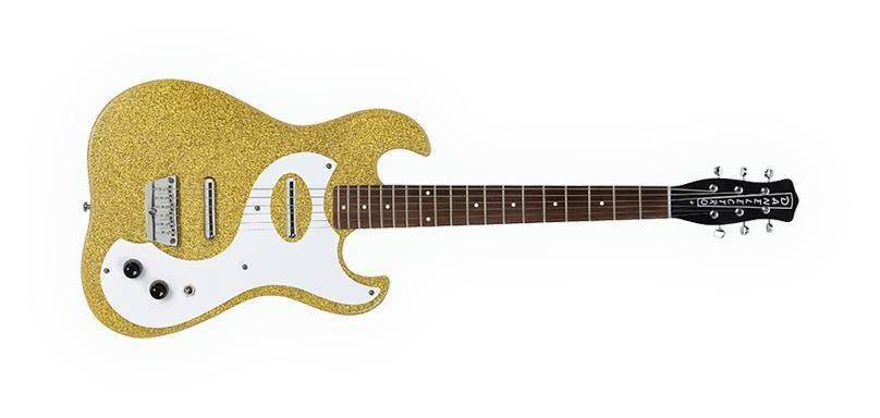 63 Double Cutaway Electric Guitar - Gold Metal Flake