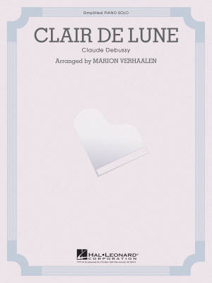 Hal Leonard - Clair de Lune - Debussy/Verhaalen - Late Intermediate Piano