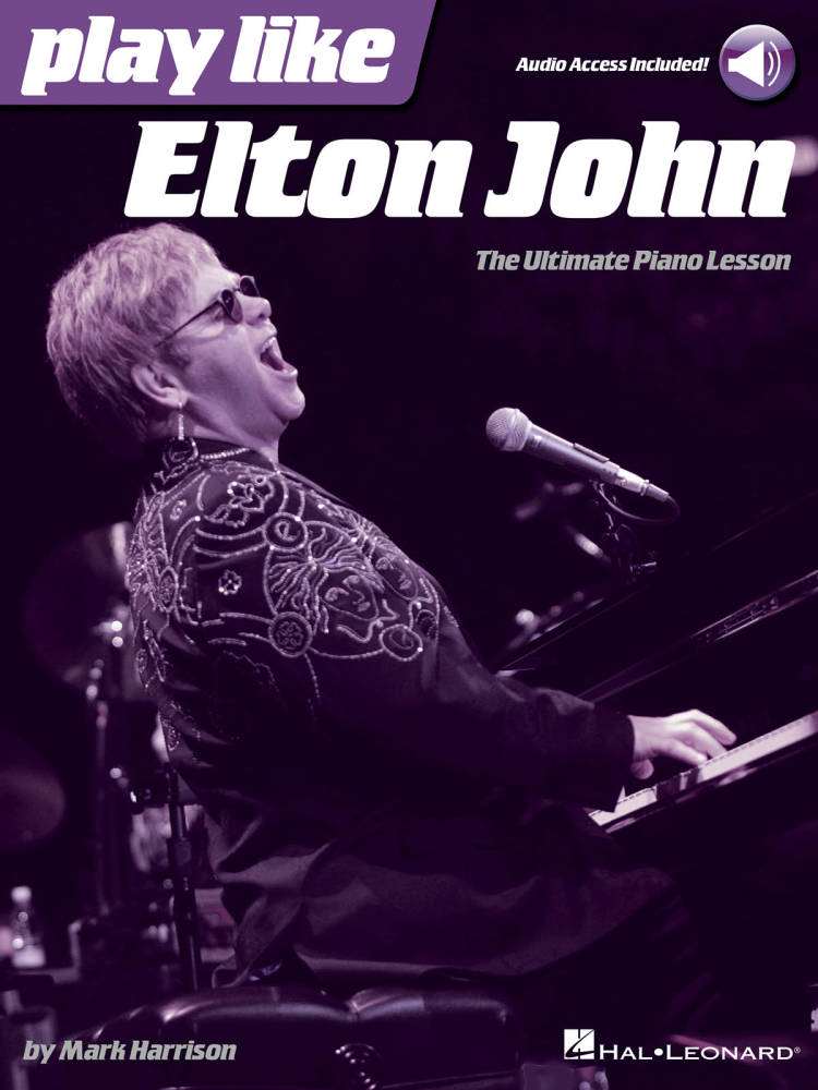 Play like Elton John - Harrison - Book/Audio Online