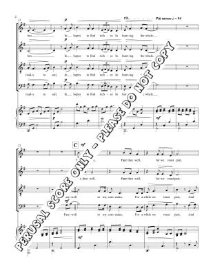 Farewell To Tarwathie - Traditional Scottish/Sirett - SATB
