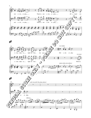 Miracle at Play - Schwarz/Nickel - SATB