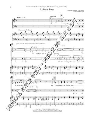 Lukey\'s Boat - Canadian Folksong/Patriquin - SATB