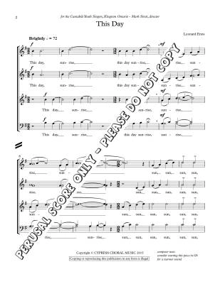 This Day - Enns - SATB