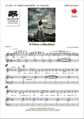 Cypress Choral Music - If I Were A Blackbird - Traditional/Macmillan - SATB