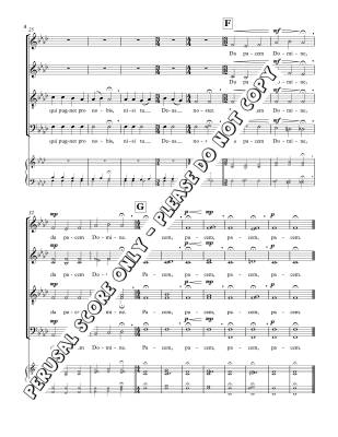 Da Pacem Domine - Togni - SATB