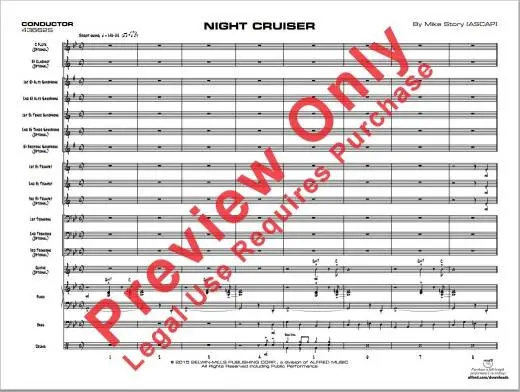 Night Cruiser - Story - Jazz Ensemble - Gr 1