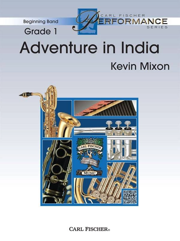 Adventure in India - Mixon - Concert Band - Gr. 1