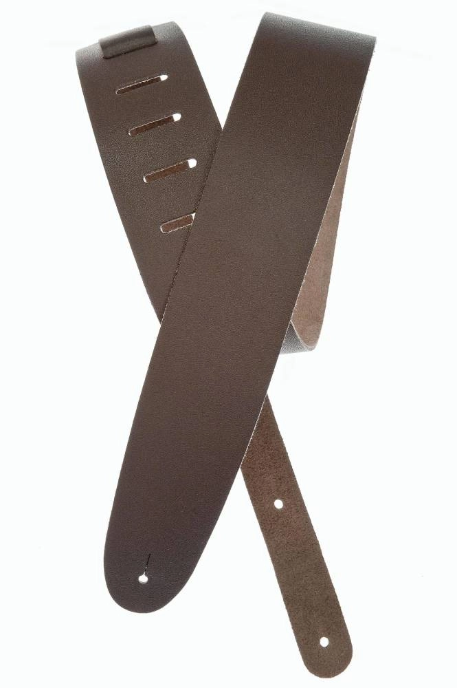 Basic Classic Leather Guitar Strap - Brown