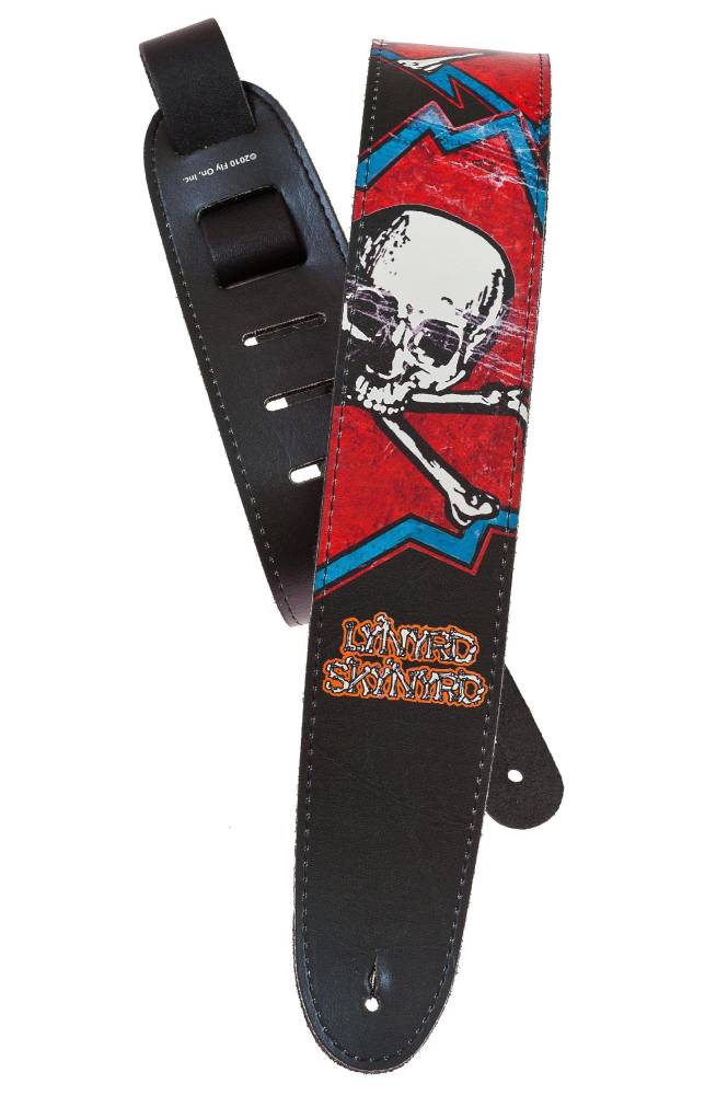 Lynyrd Skynyrd Guitar Strap, Skull