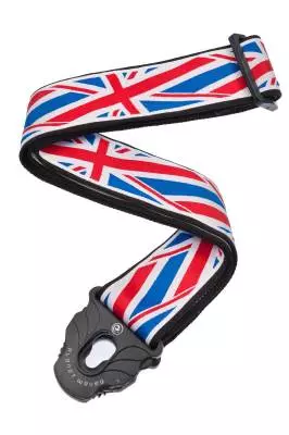 Planet Lock Guitar Strap, Union Jack