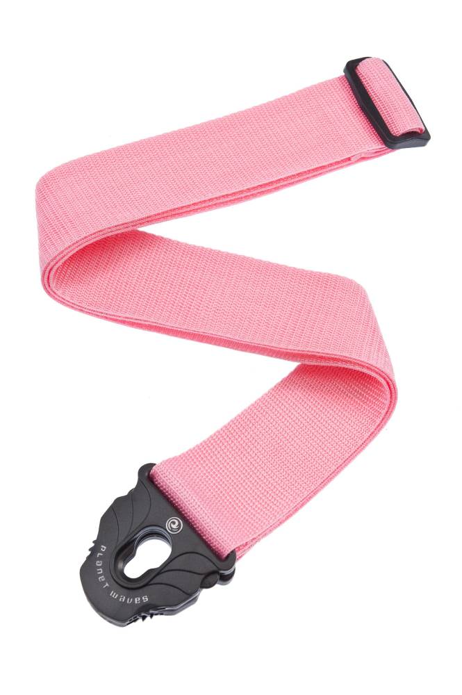 Planet Waves Planet Lock Guitar Strap, Polypropylene, Pink | Long & McQuade