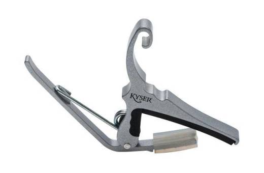 Quick-Change Capo for 6-String Acoustic Guitar - Silver