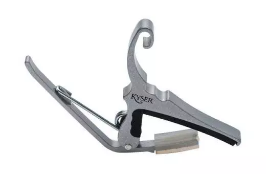 Kyser - Quick-Change Capo for 6-String Acoustic Guitar - Silver