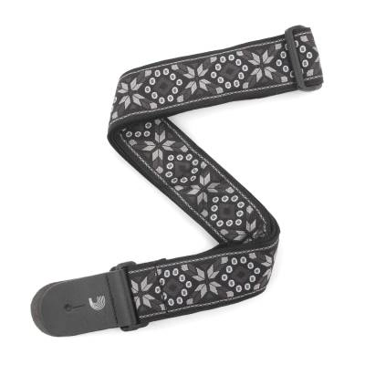 DAddario - 2 Woven Guitar Strap, Monterey 4 - Black