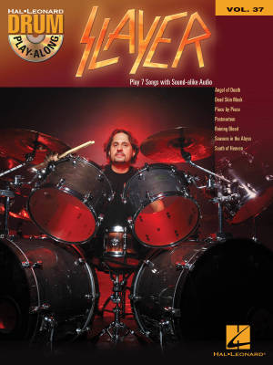 Slayer: Drum Play-Along Volume 37 - Drum Set - Book/CD