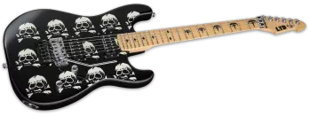 LTD Michael Wilton Skull Graphic Electric Guitar