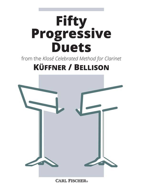 Fifty Progressive Duets - Kuffner/Bellison - Clarinet Duets - Book