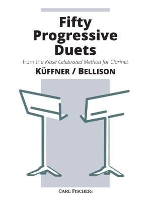 Carl Fischer - Fifty Progressive Duets - Kuffner/Bellison - Clarinet Duets - Book