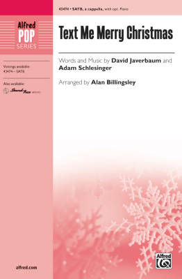 Alfred Publishing - Text Me Merry Christmas - Javerbaum /Schlesinger /Billingsley - SATB