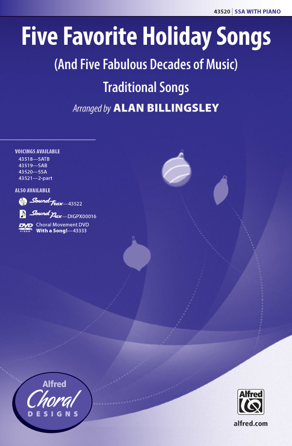 Five Favorite Holiday Songs - Traditional/Billingsley - SSA