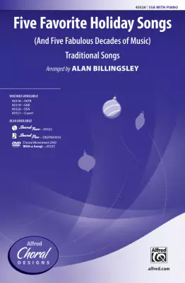 Alfred Publishing - Five Favorite Holiday Songs - Traditional/Billingsley - SSA